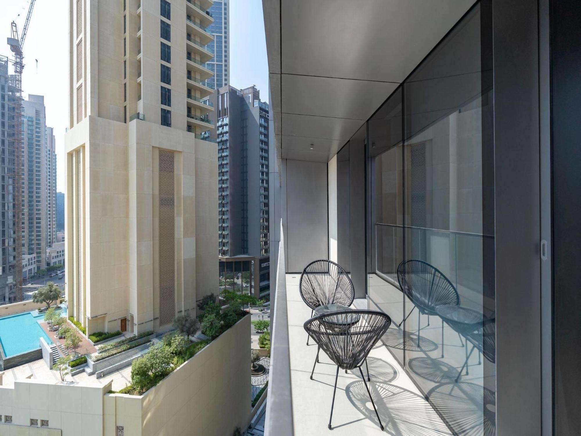 Luxurious Stylish Apartments Across Dubai Mall Burj Khalifa City Views Kültér fotó