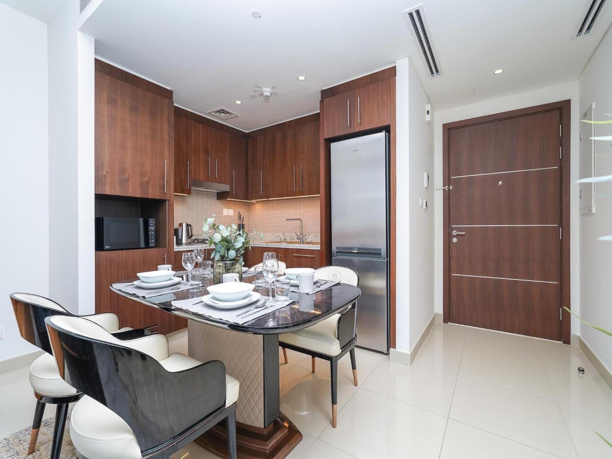 Luxurious Stylish Apartments Across Dubai Mall Burj Khalifa City Views Kültér fotó
