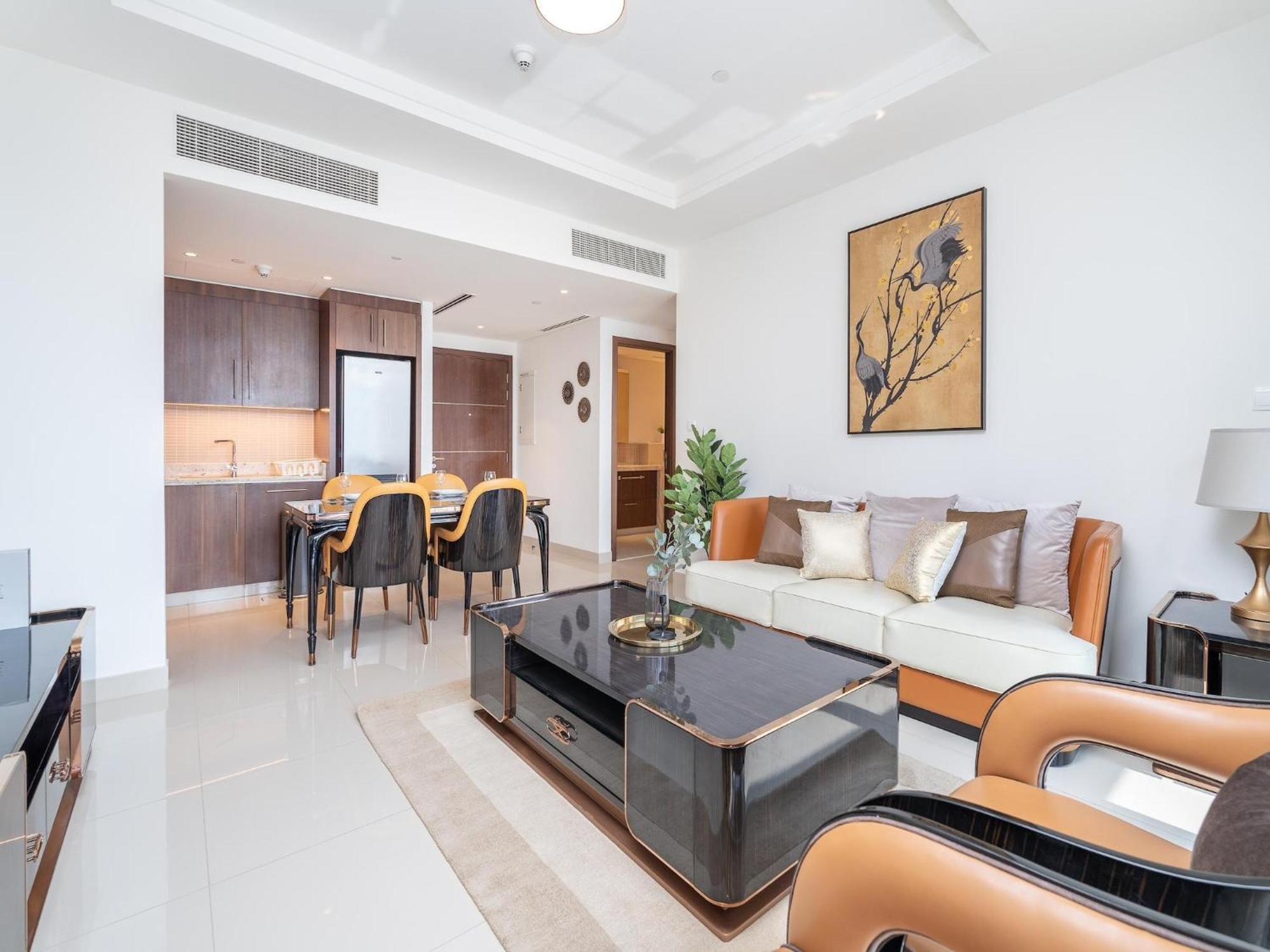 Luxurious Stylish Apartments Across Dubai Mall Burj Khalifa City Views Kültér fotó
