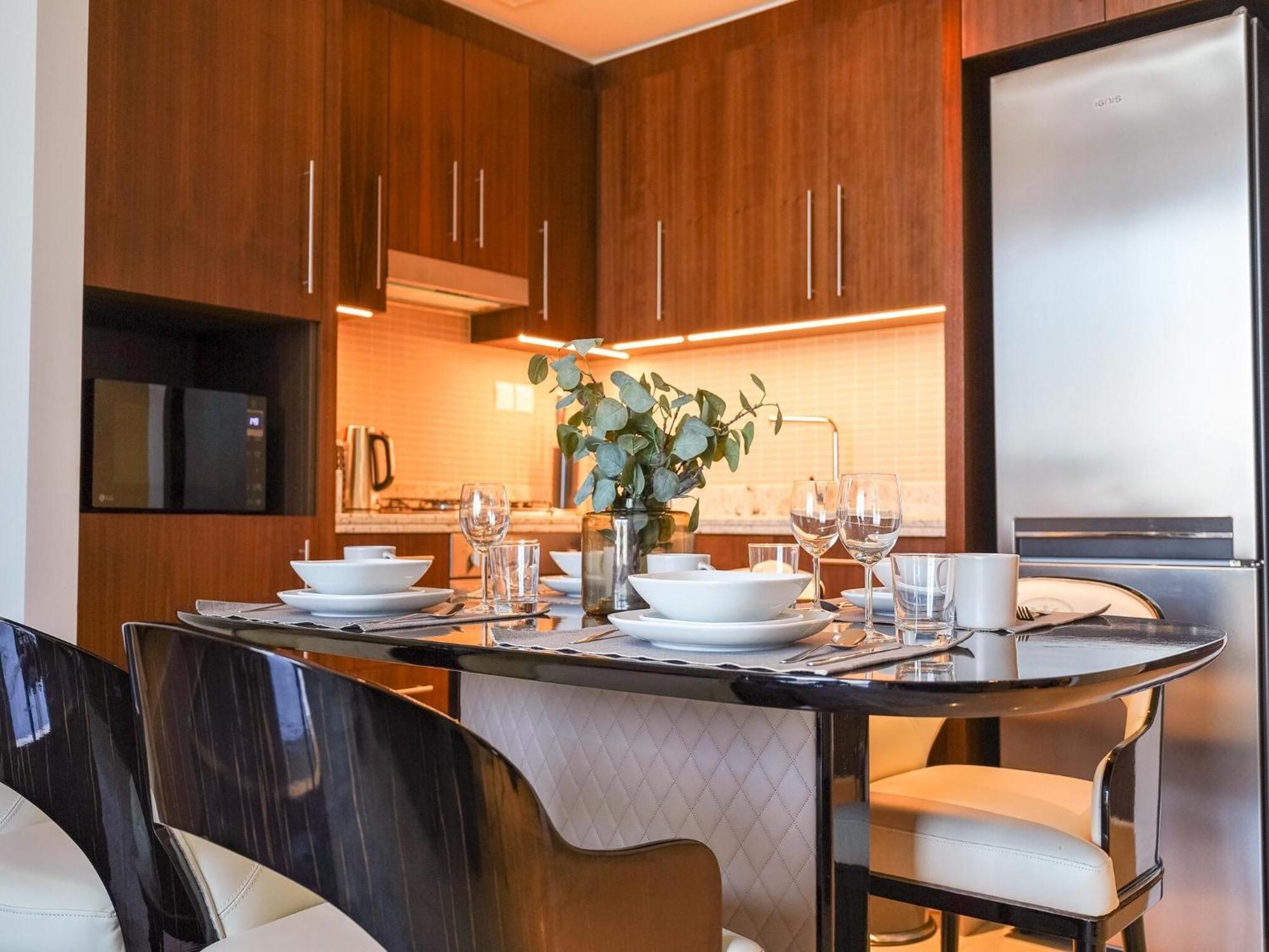 Luxurious Stylish Apartments Across Dubai Mall Burj Khalifa City Views Kültér fotó