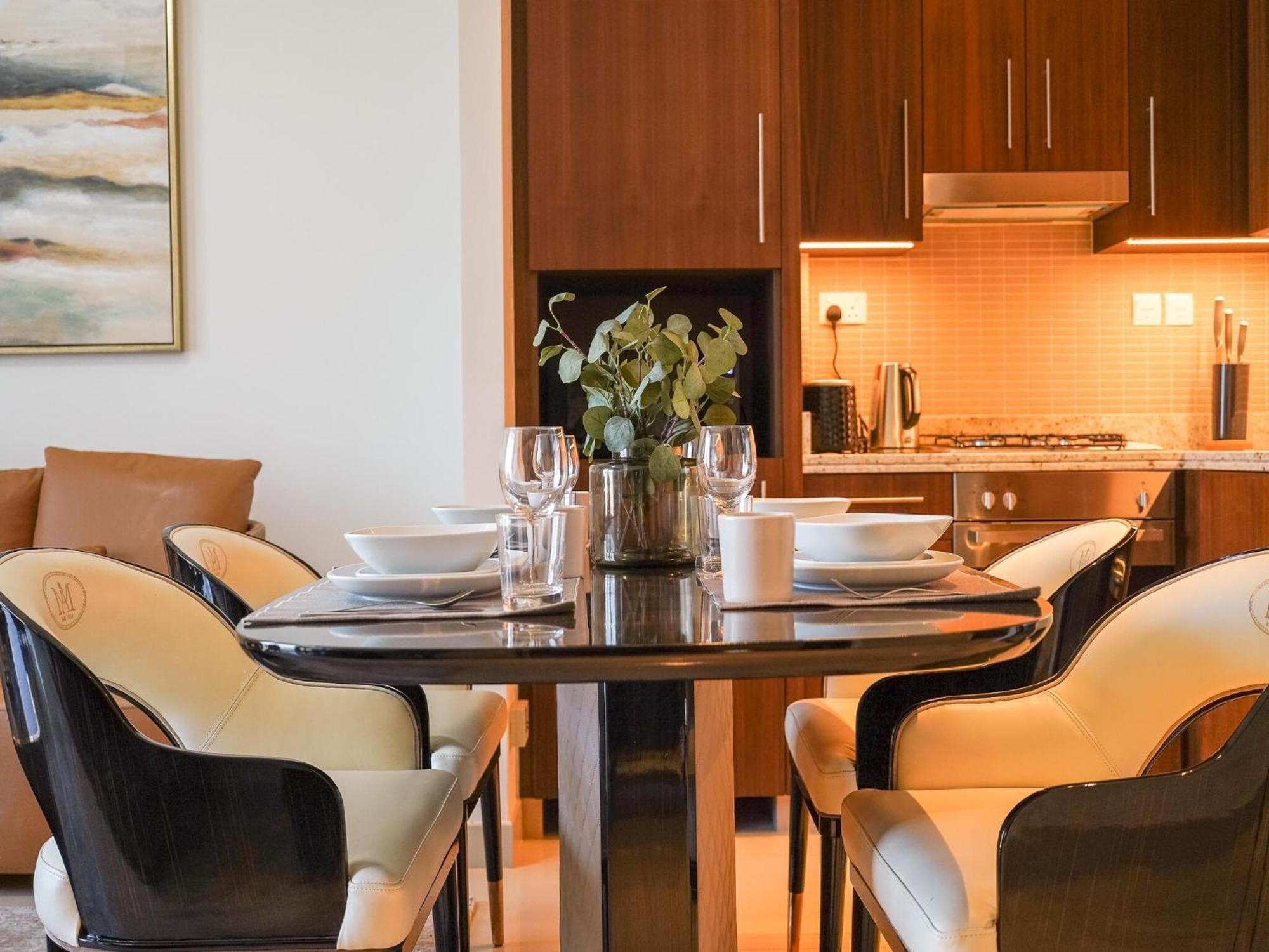 Luxurious Stylish Apartments Across Dubai Mall Burj Khalifa City Views Kültér fotó