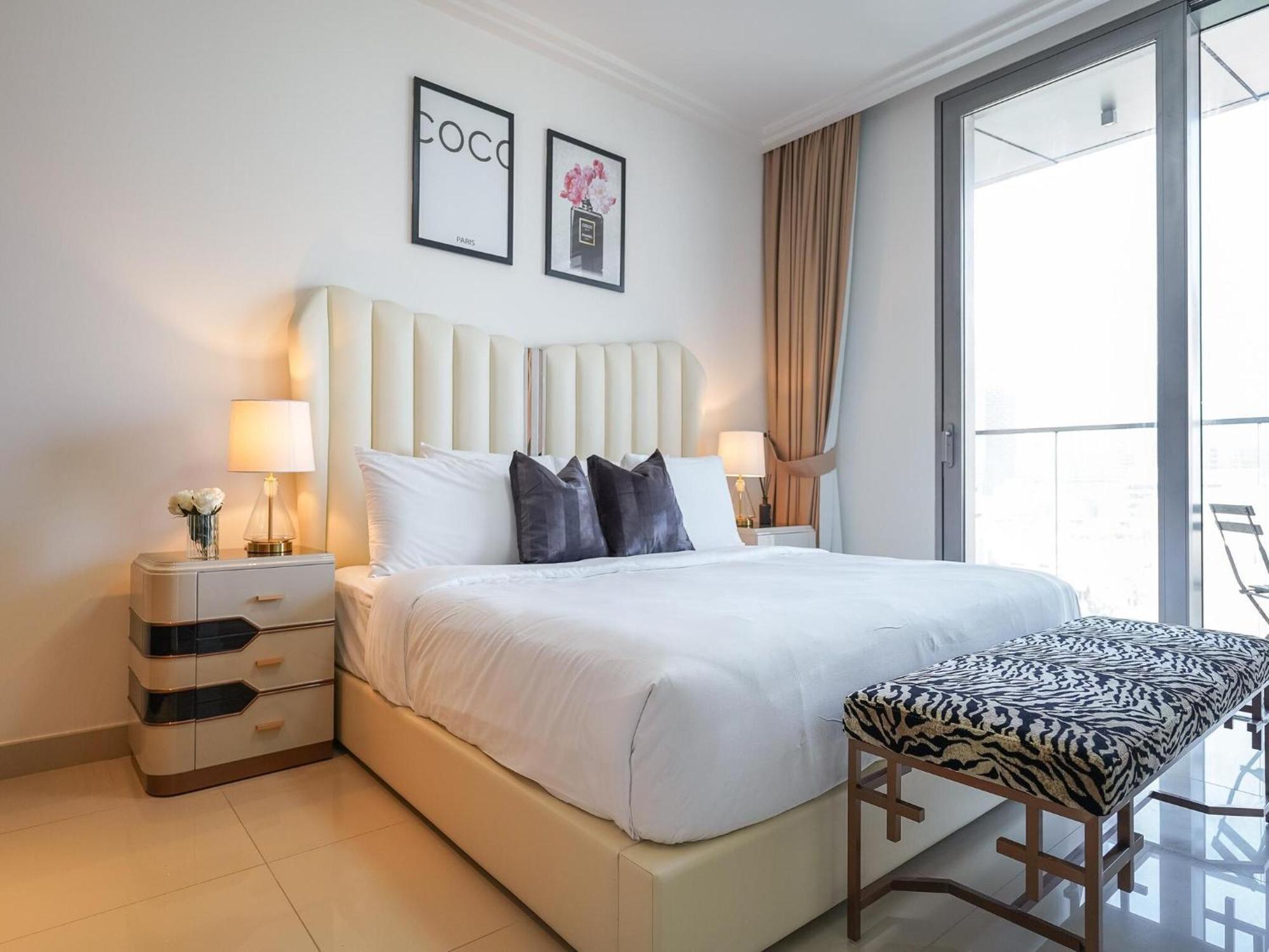 Luxurious Stylish Apartments Across Dubai Mall Burj Khalifa City Views Kültér fotó