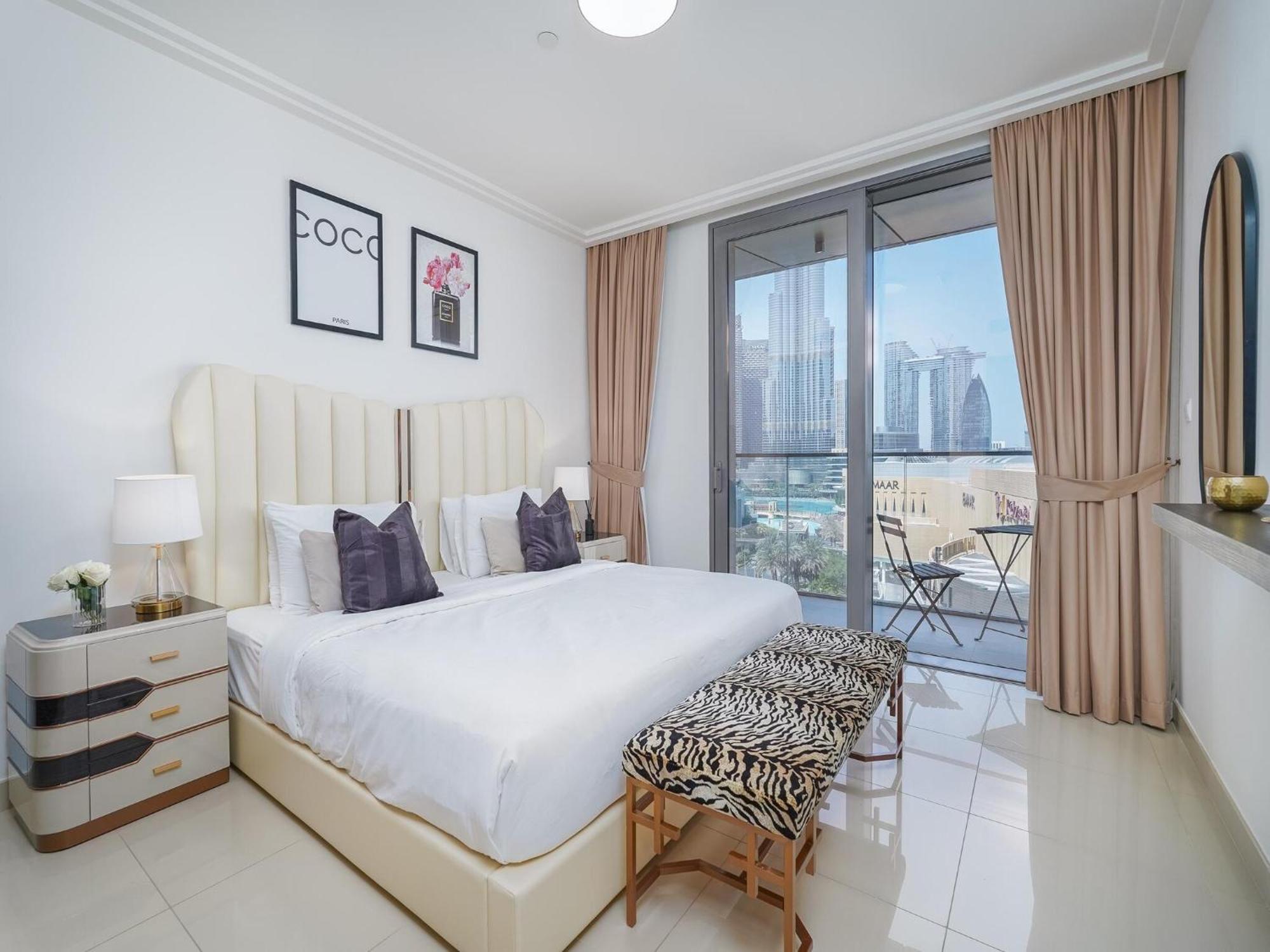 Luxurious Stylish Apartments Across Dubai Mall Burj Khalifa City Views Kültér fotó