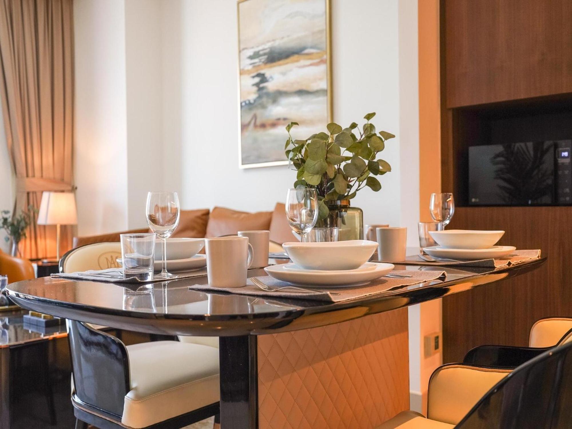 Luxurious Stylish Apartments Across Dubai Mall Burj Khalifa City Views Kültér fotó