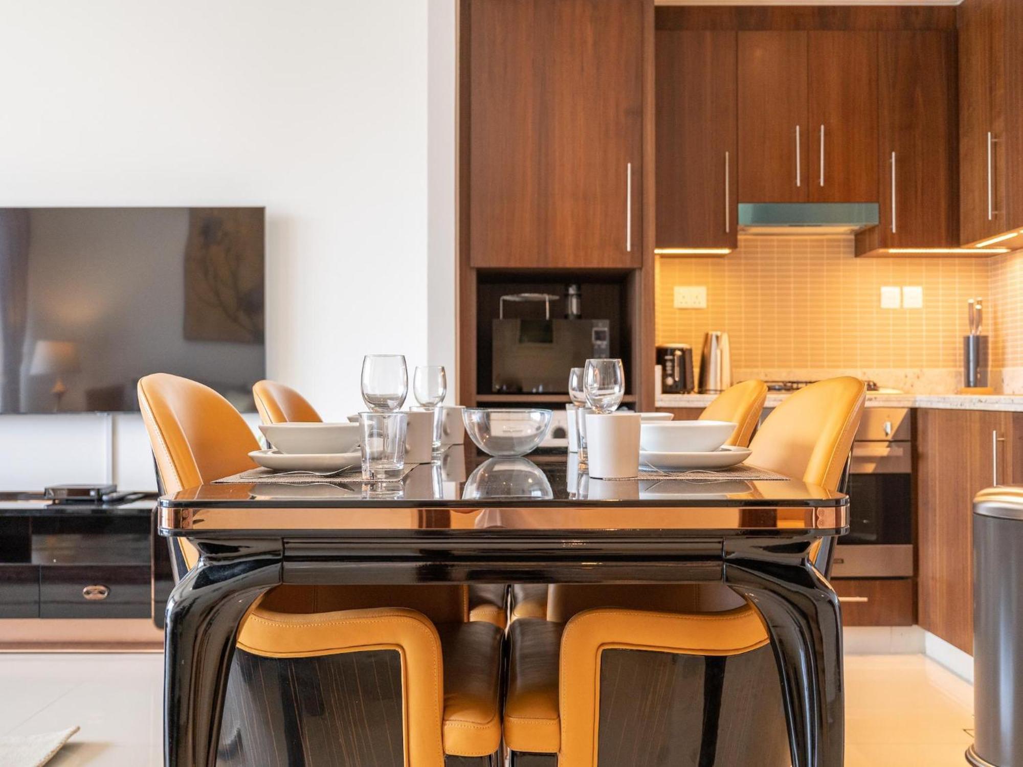 Luxurious Stylish Apartments Across Dubai Mall Burj Khalifa City Views Kültér fotó