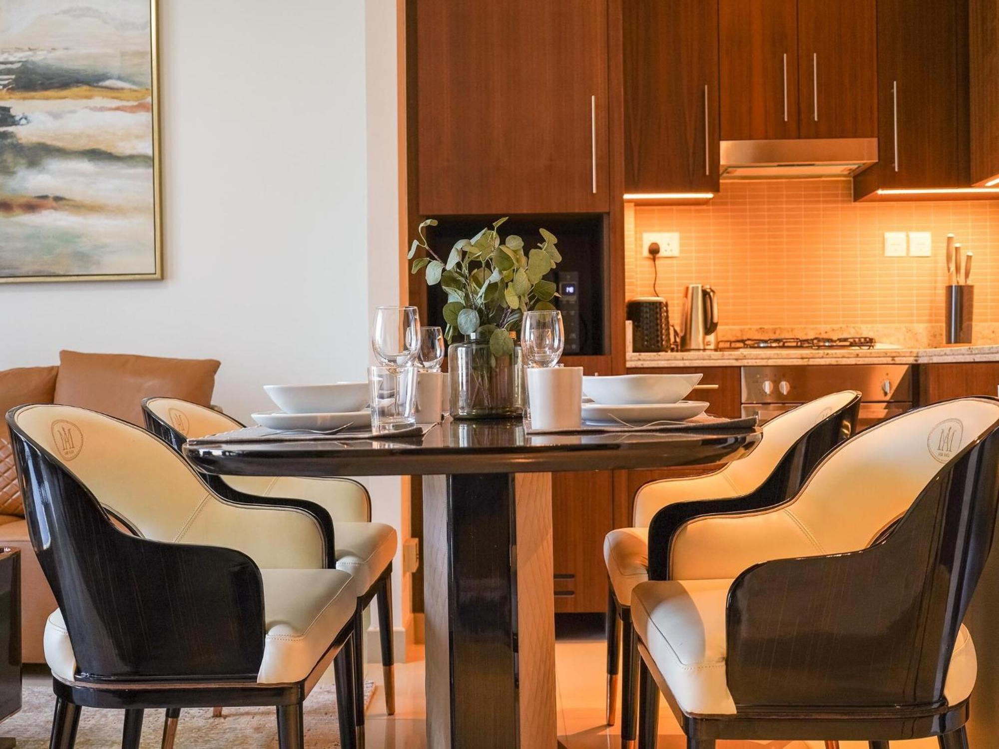 Luxurious Stylish Apartments Across Dubai Mall Burj Khalifa City Views Kültér fotó